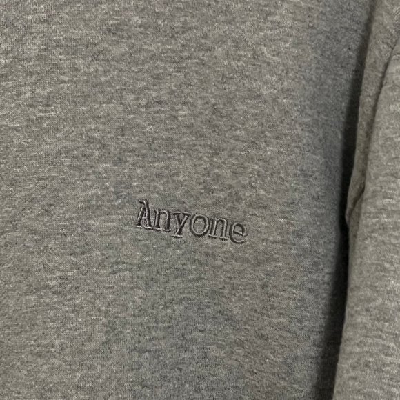 DN Grey Embroidered Crew Neck - Picture 2 of 5